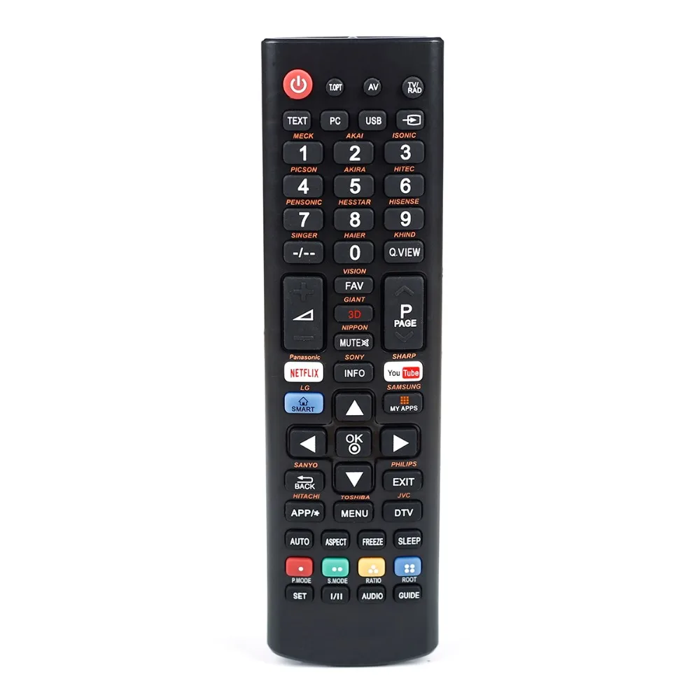 Universal TV Remote Controller Use for HAIER GIANT SONY SAMSUNG PHILIPS JVC ISONIC HITEC HISENSE KHIND NIPPON SHARP DAEWOOD AKAI