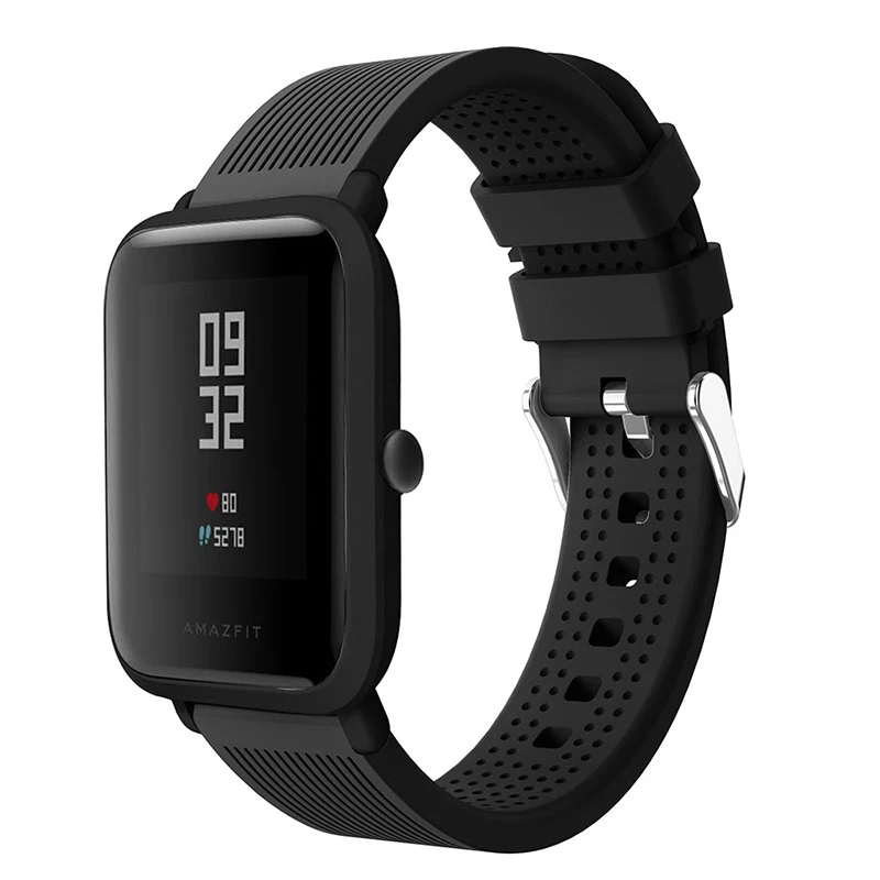 20 مللي متر لينة سيليكون حزام ل شاومي Huami Amazfit بيب لايت الشباب سوار ساعة ذكية ل Huami Amazfit GTS 4 3 2 الساعات