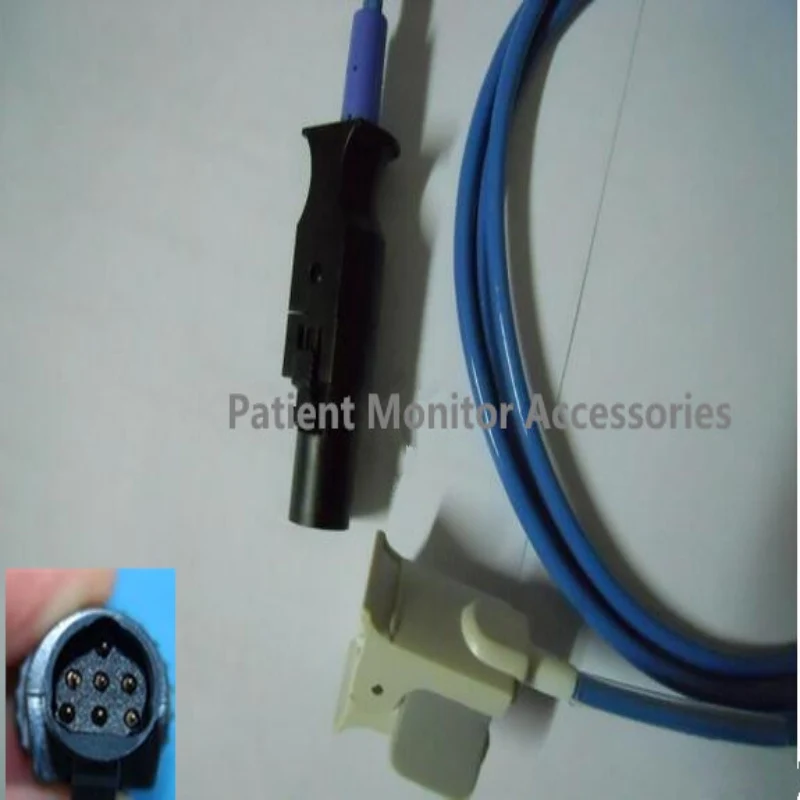 

Compatible For NOVAMETRIX 660-940 HYP 7Pin Pediatric Fingerclip Spo2 Sensor Pulse Oximetry Spo2 Probe Oxygen Sensor TPU 3M