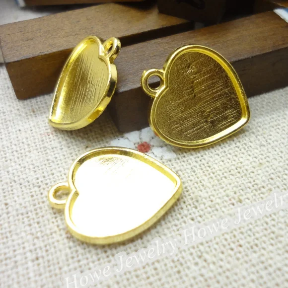 

Wholesale 55 PCS Vintage Charms Frame Pendant Gold-color Fit Bracelets Necklace DIY Metal Jewelry Making