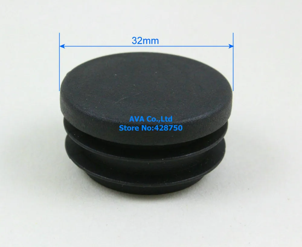 

20 Pieces 32mm Round Plastic Insert Cap Tube End Cap