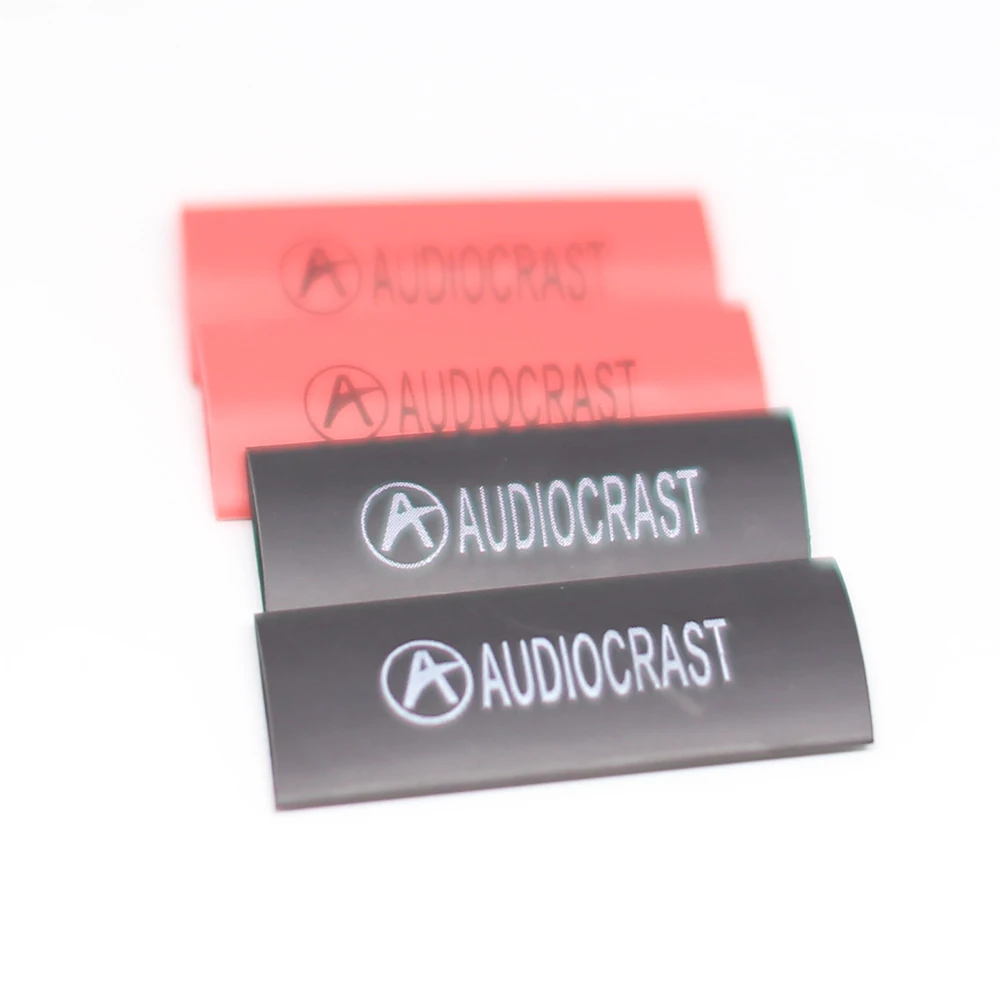 24 pcs audicrast 열 수축 튜브 절연 슬리브 튜브 스피커 상호 연결 오디오 케이블 diy