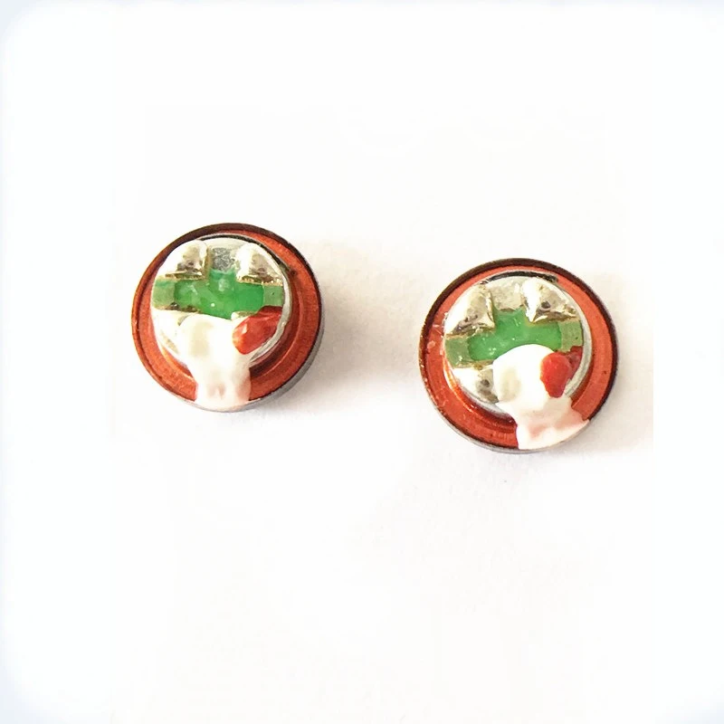 7,8 мм красный пластиковый мягкий бас мягкий милый трехдиапазонный разделитель громкоговорителя высокого разрешения для наушников «сделай сам»