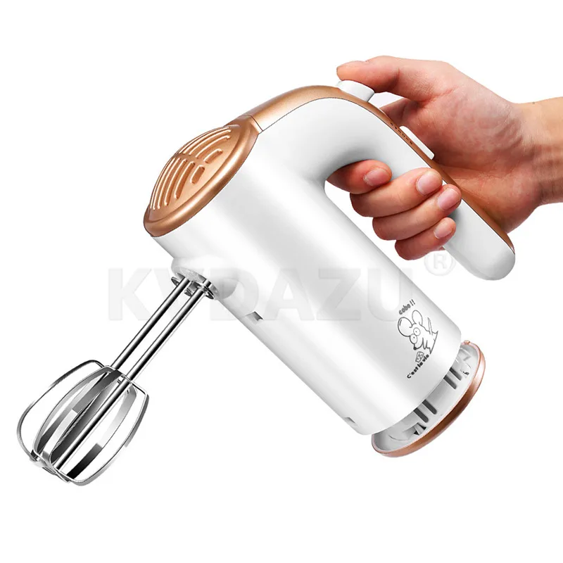 Electrical Handheld  Cake Mixer Food Blender Adjust Double Whisk Eggs stirr Batter Beater Food Processor EU Dough Knead machine