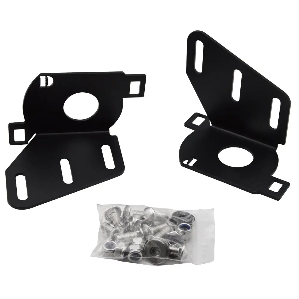 For 2014 2015 Chevy Silverado 1500 Front Lower Hidden Bumper LED Fog Light Mounting Bracket Kit Car Accessories