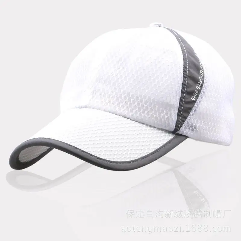 2017 breathable mesh baseball cap fashion mesh truck hat   absorbing perspiration sun hat unisex cool