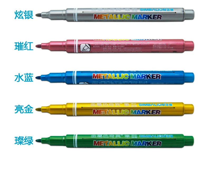 MM-610 metal color singular pen marker pen signature pen environmental protection quick-drying waterproof refill 1.0MM