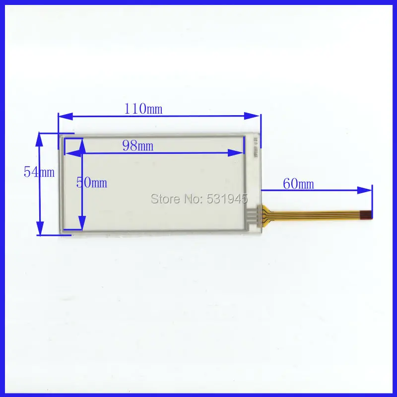 ZhiYuSun NEW  Touch Screen   110mm*54mm 3 inch  glass XWT237  for  industry applications 110*54 for GPS  TABLE  commercial use