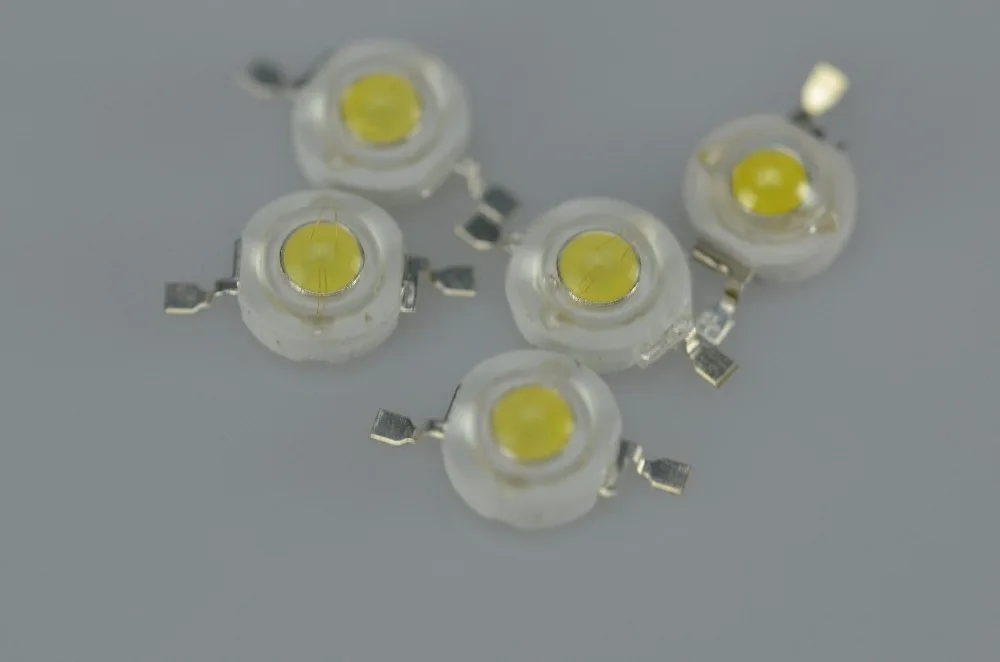 500PCS LED 3W hight power light beads CHIP 6000K 8000K 3000K Led 3W 45*45mli 250LM 700MA good quality for 3W-18W Downligt