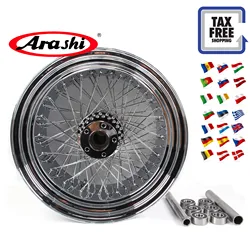 Arashi Wheel Rim For Harley Davidson Custom FXSB SOFTAIL Road King FLHX FXSTC FLTR 18X10.5'' 80 Spoke Chrome Rear Rims