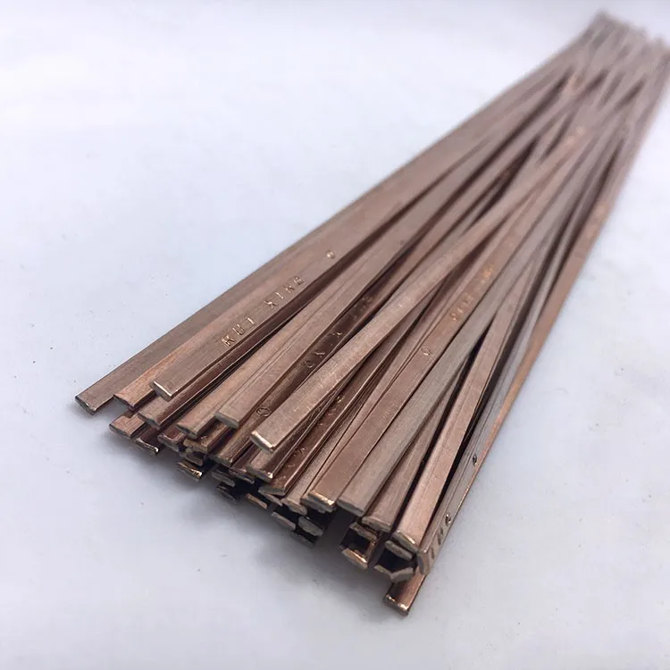 BCuP-2 Copper Brazing Rods 3.2x1x400mm 50pcs for Copper Based Gas Braze Welding Repairing