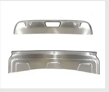 

car-styling Accessories Stainless Steel Rear Bumper Protector Skid Plate For Nissan Qashqai J11 2016 2017 2pcs