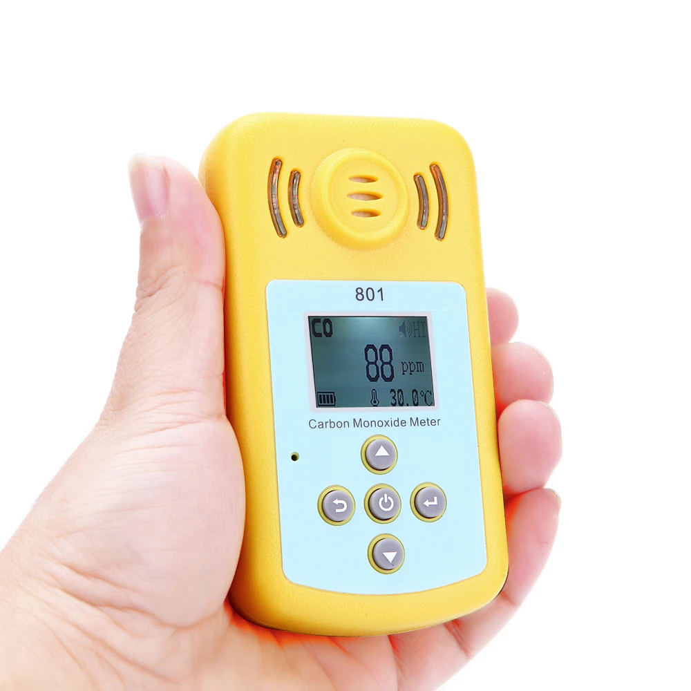 

Carbon Monoxide Gas CO Detector LCD Display and Sound-light Alarm Sensitive Gas Analyzer for Home Security