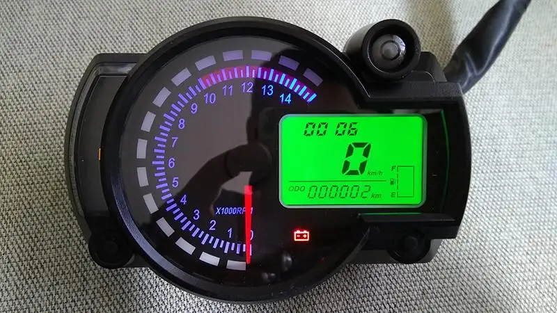 Modern KOSO RX2N 14000rpm Black White Similar LCD Digital Motorcycle Odometer Speedometer Adjustable MAX 299KM/H Motorbike