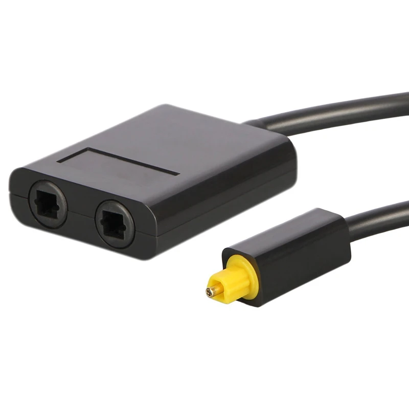 Optical Adapter Male To Female Distributor 1 in 2 Out Adapter Cable Accessories Splitter Fiber Audio Cable Replacement Digital