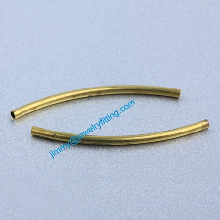 

Jewelry findings Raw Brass matel spacer tube beads Pave tube beads tube Bar 1.5*30*0.15mm