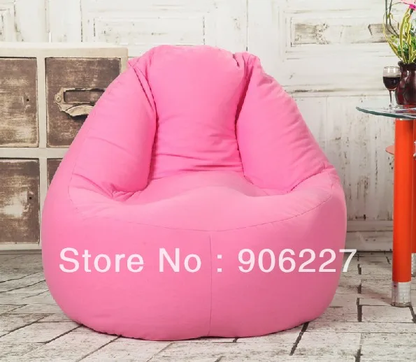 

EXTRA LARGE SIZE !! solid pink indoor bean bag lounge - free shipping