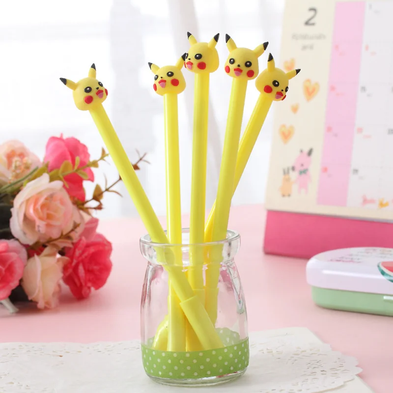 24 Pcs Korean Creative Stationery Yellow Elf Neutral Pen Kawaii School Supplies Pen for Writing Office Supplies Wholesale