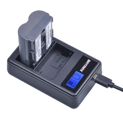 BP-511 BP-511A baterii BP511 BP511A + ładowarka USB z wyświetlaczem LCD do Canon G6 G5 G3 G2 G1 EOS 300D 50D 40D 30D 20D 5D MV300i aparat cyfrowy