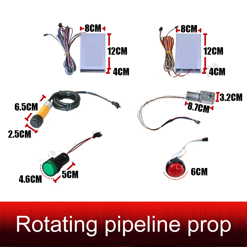 Live secret room escape game props rotating pipeline prop adjust the position of the rotate pipeline to unlock adventurer game