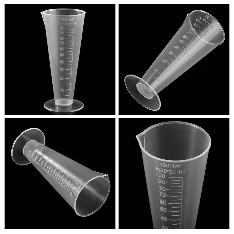 2020 New 1PC 100ml Laboratory Bottle Lab Kitchen Plastic Measuring Cup Measuring Cup