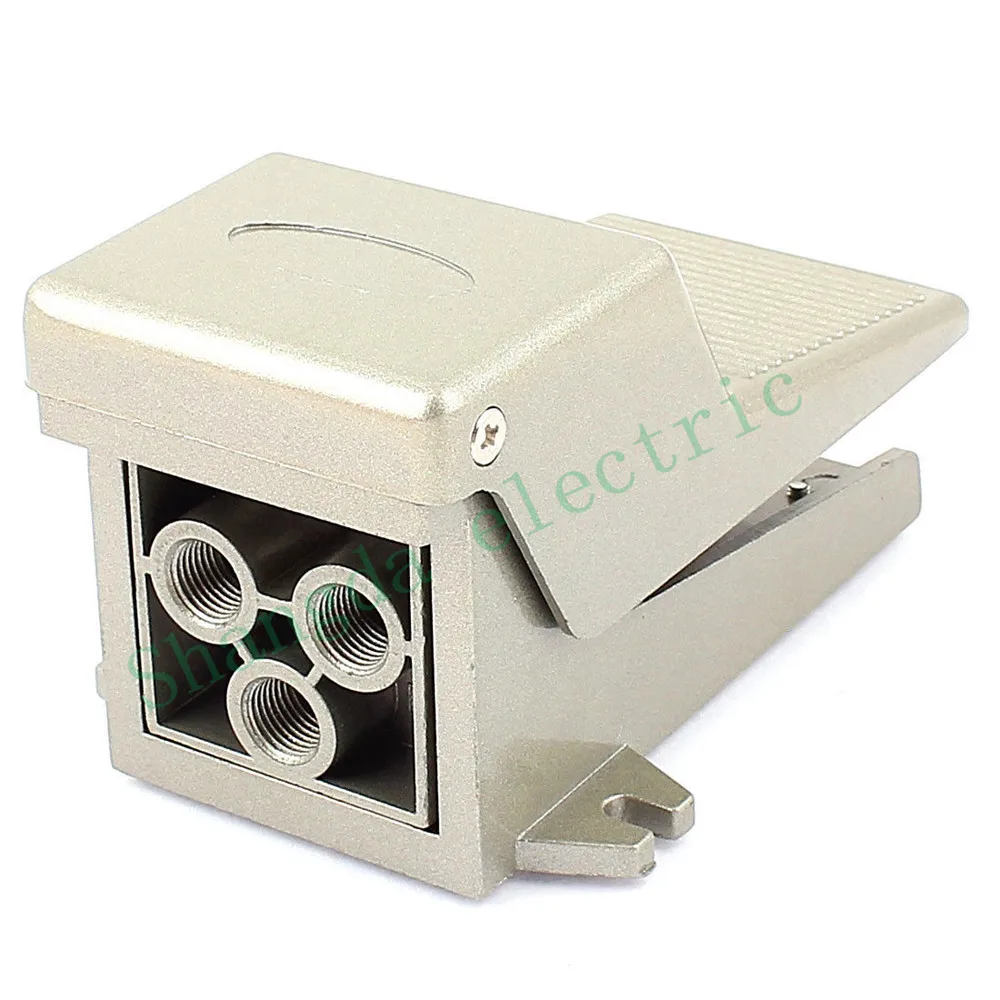 4F210-08L With Lock 2 Position 5 Way Foot Pressure Control Air Pneumatic Pedal Valve