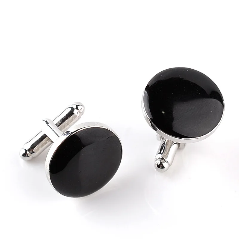 The new circular fashion cufflinks French shirt cuff nail Men Women fashion wild cufflinks