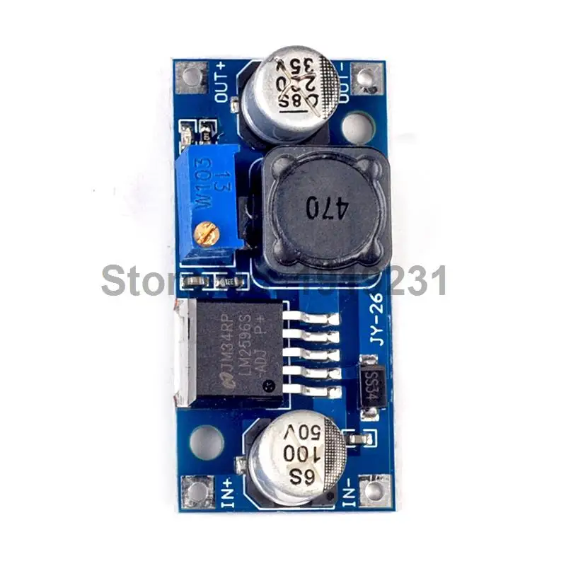 10PCS High Quality 3A Adjustable DC-DC LM2596 LM2596S-ADJ Input 3V-40V Output 1.25V-35V Step-down Power Supply Regulator Module