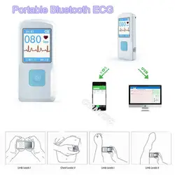 PM10-Portable-Bluetooth-Heart-Beat-ECG-Monitor-Colour-Dispaly-Quick-Check-USB