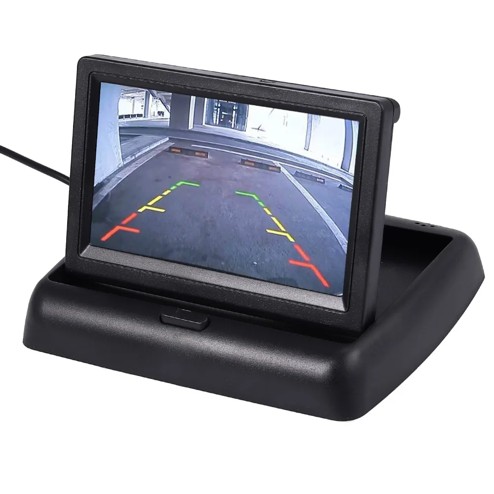 AUTOUTLET Radio 170 Degree LED IR Reversing Camera License Plate Parking NTSC System Camera For Vehicles, Vans Car