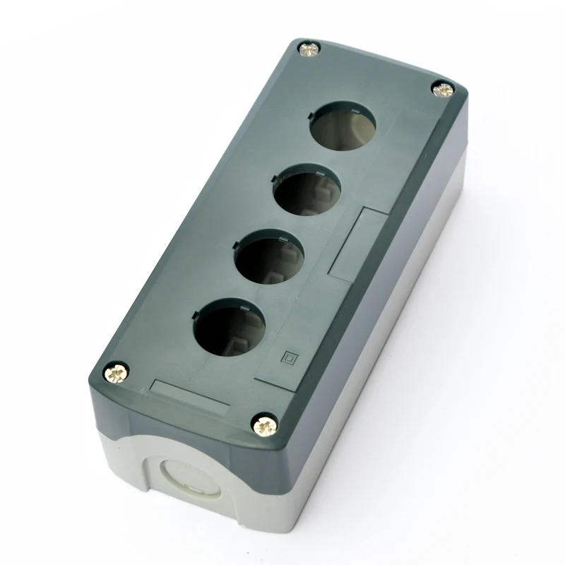 

SBX04 серый пластиковый 22 мм Диаметр 4 отверстия Кнопка Переключатель коробка управления чехол