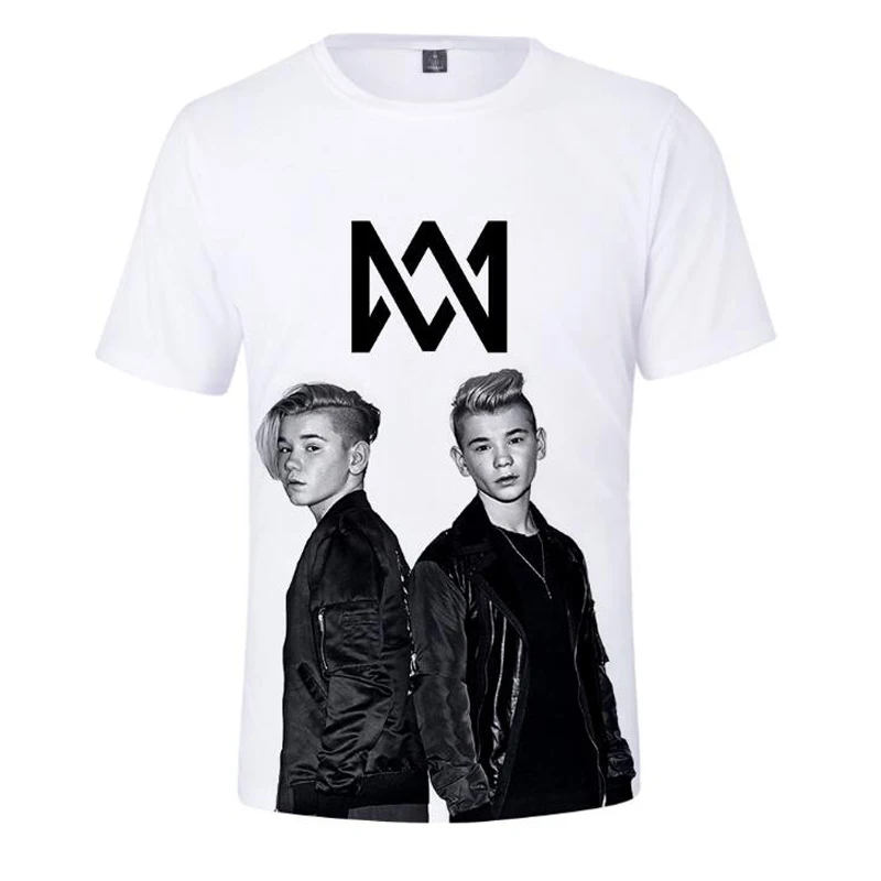 Marcus and Martinus 3D Print T Shirt Cool T-shirt Summer Fashion Short Sleeve Hip Hop Streetwear Oversized TShirt Women