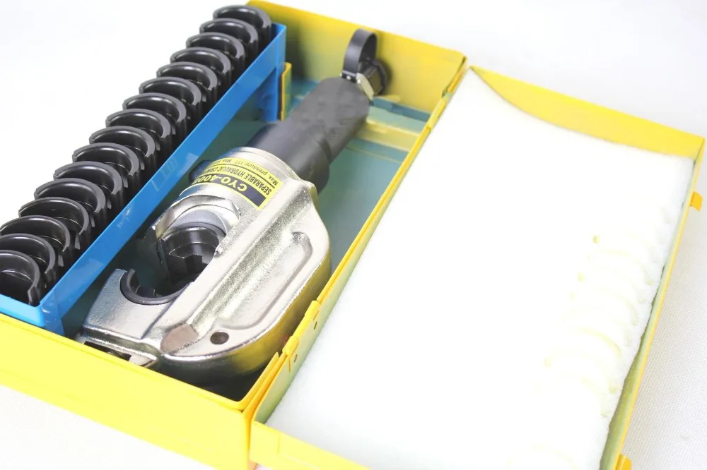 Electric Crimping Pliers 16-400mm2 Portable Pressure Line Hydraulic Tongs Crimping Head Hydraulic Tools CYO-400B