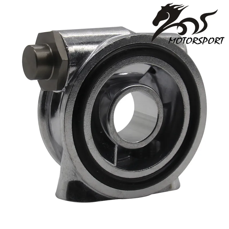 UNIVERSAL AN10 OIL COOLER ADAPTER SANDWICH TURBO WITH Thermostat And FITTING 3/4-16 UNF