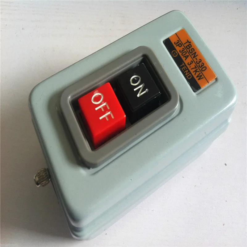 4 шт./лот Φ (TBSN-330) 3P кнопка включения 30 а 3,7 кВт
