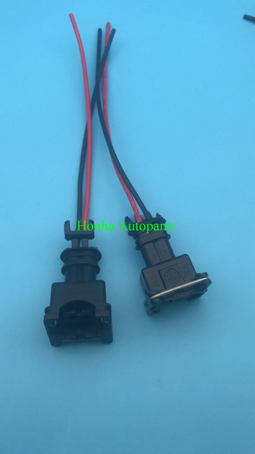 FUEL INJECTOR CONNECTOR WIRING HARNESS PLUG CLIPS for BOSCH EV1 PIGTAIL OBD1