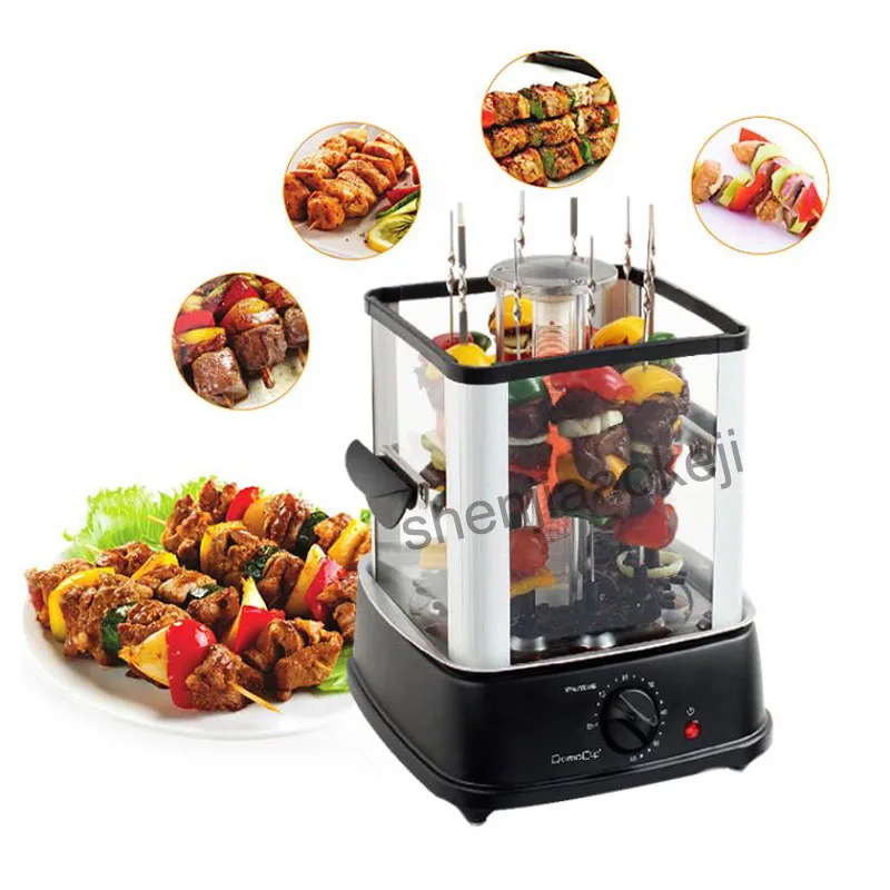 

Electric oven indoor smokeless barbecue stove automatic rotating BBQ barbecue machine lamb kebab machine 220v