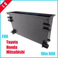 One 1 Din Car Stereo Radio Refitiing Storage Pocket Box Spacer for Toyota Mounting Trim Fascia Kit 1din