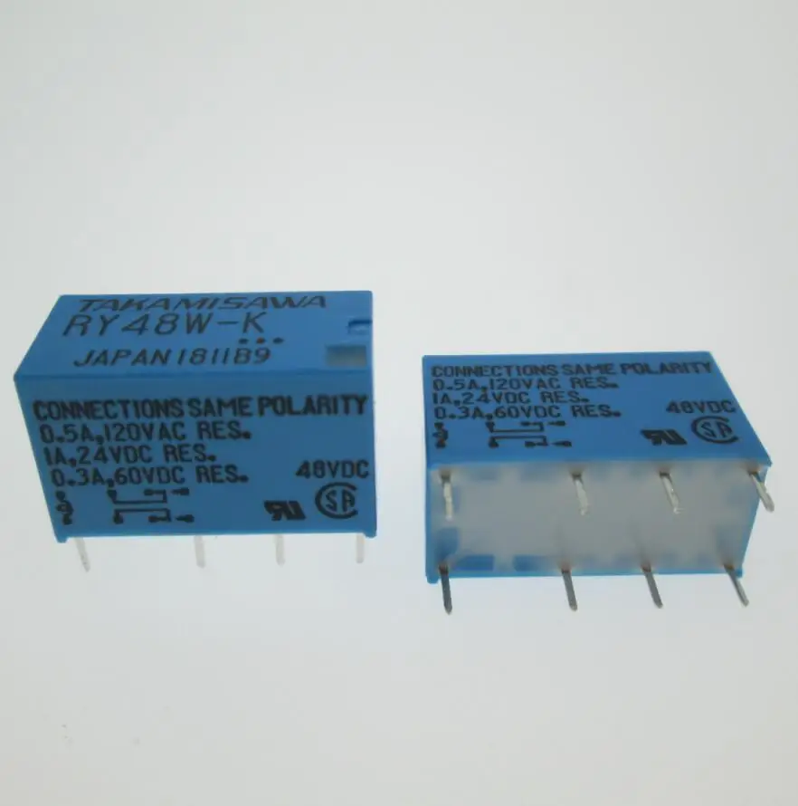 

HOT NEW 48V relay RY48W-K RY48W 48VDC DC48V 48V 0.5A 120VAC 8PIN