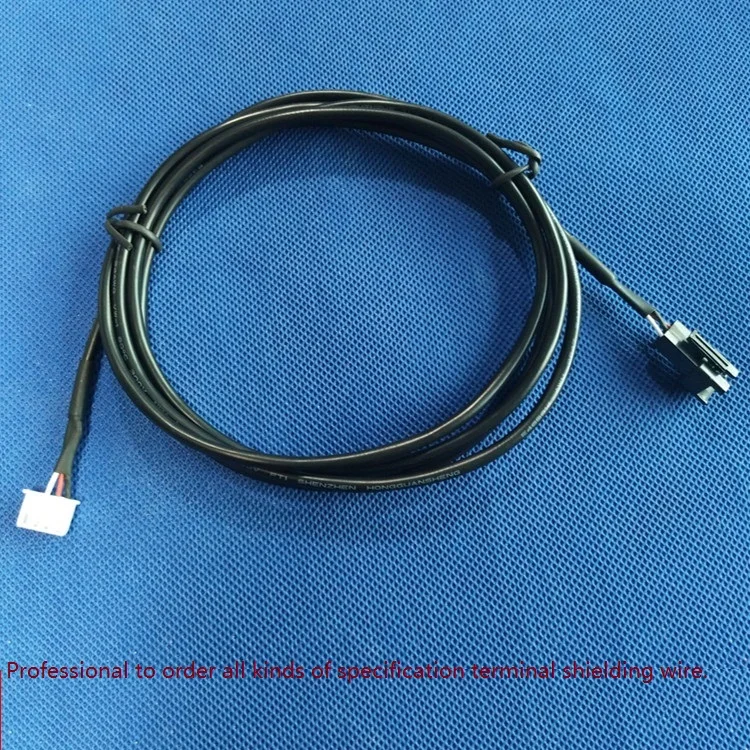 

SM2.54 air docking shield wire 3 core shielded wire xh2.54-4p shield line.