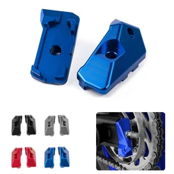 Motorcycle CNC Chain Adjuster Blocks Protector Rear Axle Spindle with Spool Sliders Kit For Yamaha YZF-R3 YZF-R25 2015-2016
