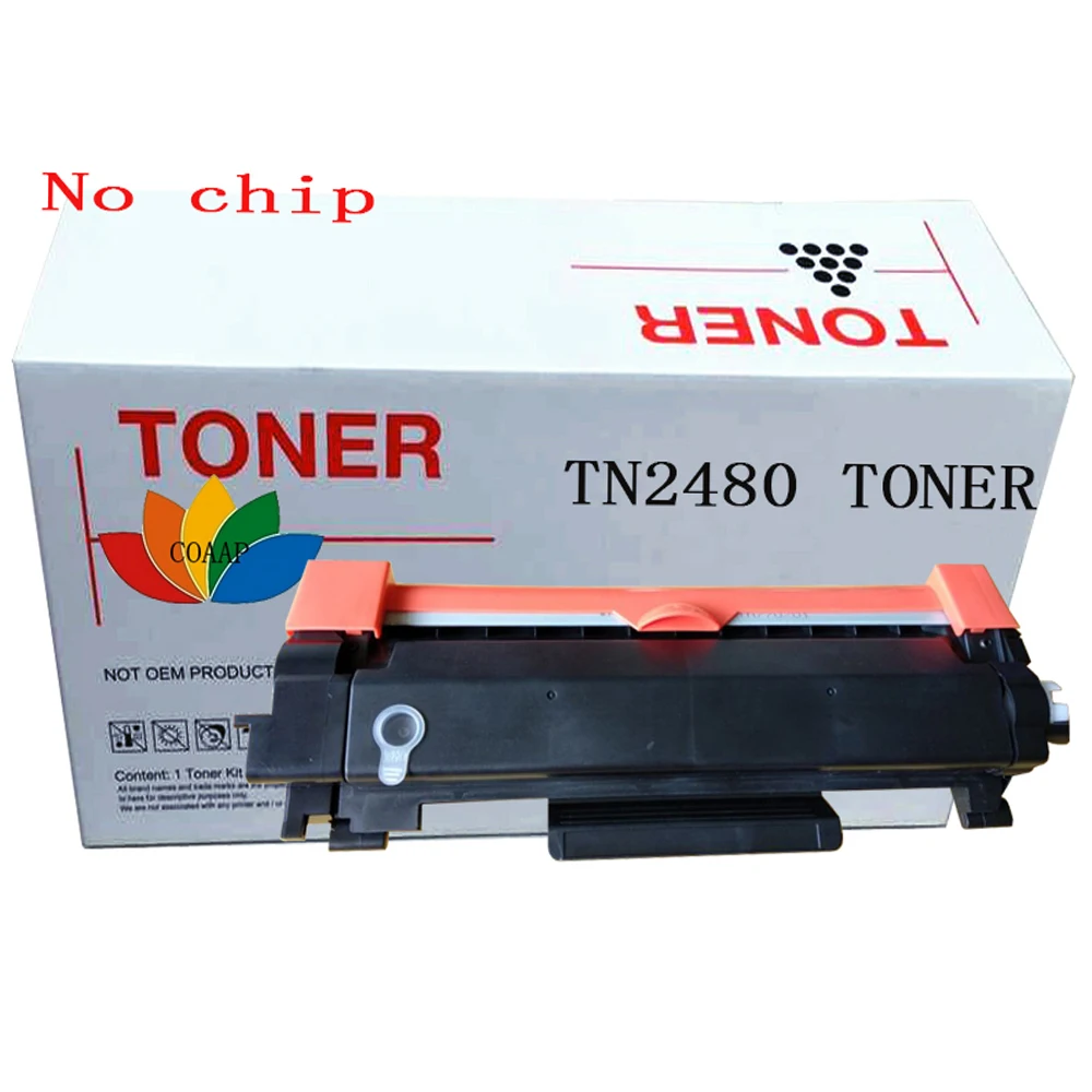 1pk Compatible TN2480 Toner cartridge for brother DCP-L2535DW DCP-2550DW HL-2375DW MFC-L2715DW MFC-L2750DW Printer