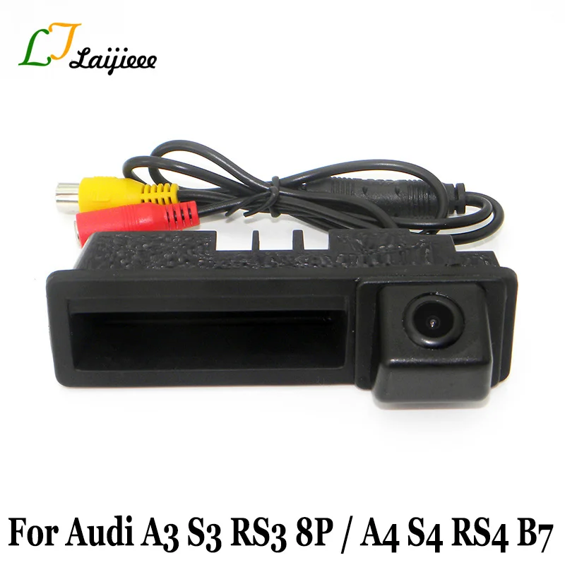 

Car Parking camera For Audi A3 S3 RS3 8P 2003~2013 Auto Trunk Handle Backup Rearview Camera For Audi A4 S4 RS4 B6 B7 2001~2008