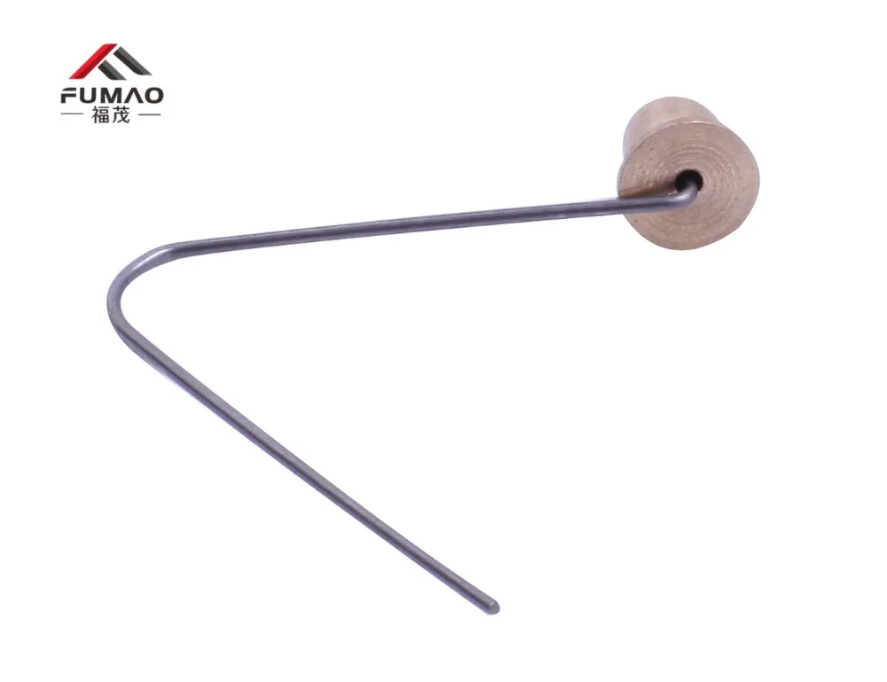 Manufacturer supply brass material pole Spring button clip for trekking poles