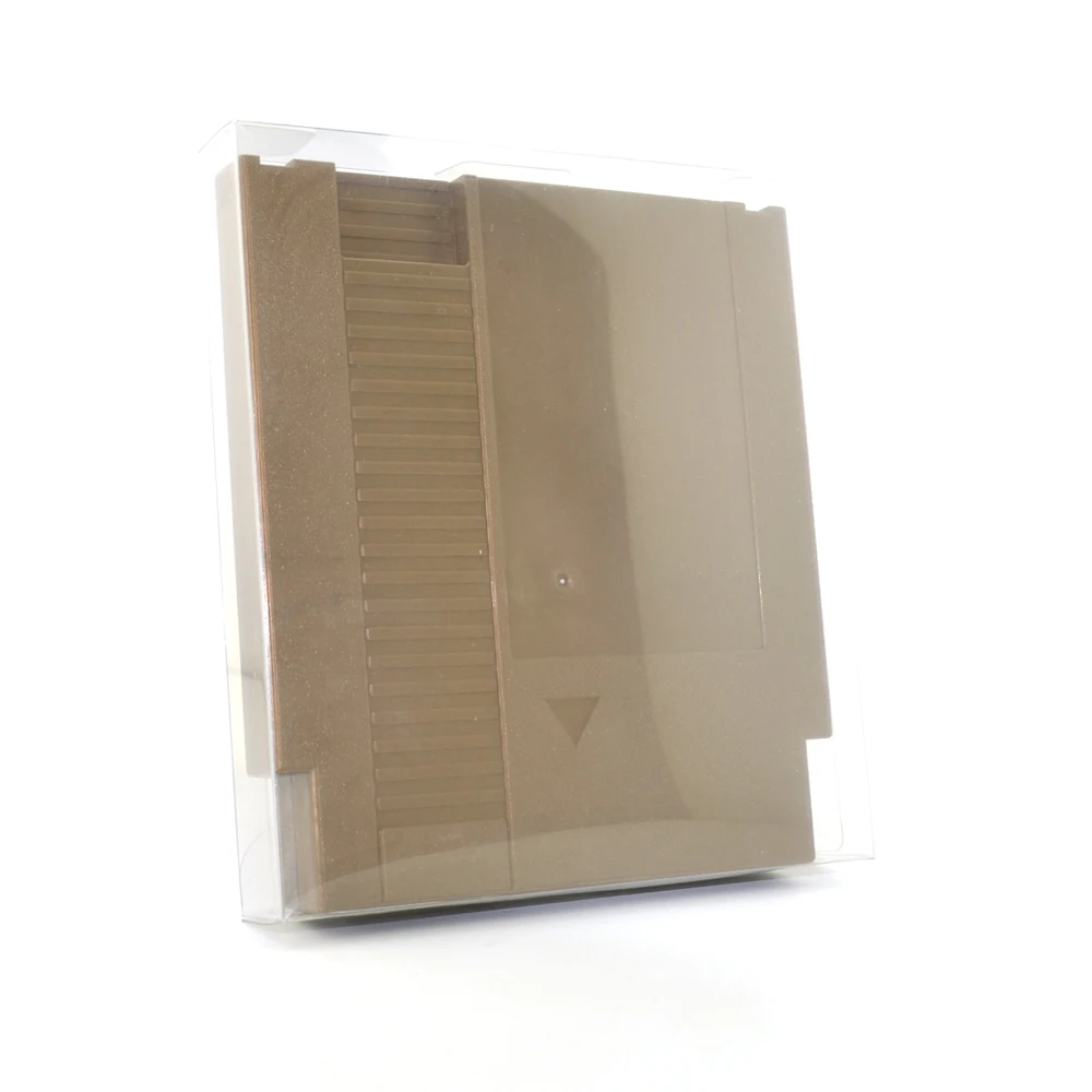 حافظة بلاستيكية لخرطوشة nes ، 10 من مجموعة ، واضحة وشفافة ، لnes ، حامي بطاقة اللعبة