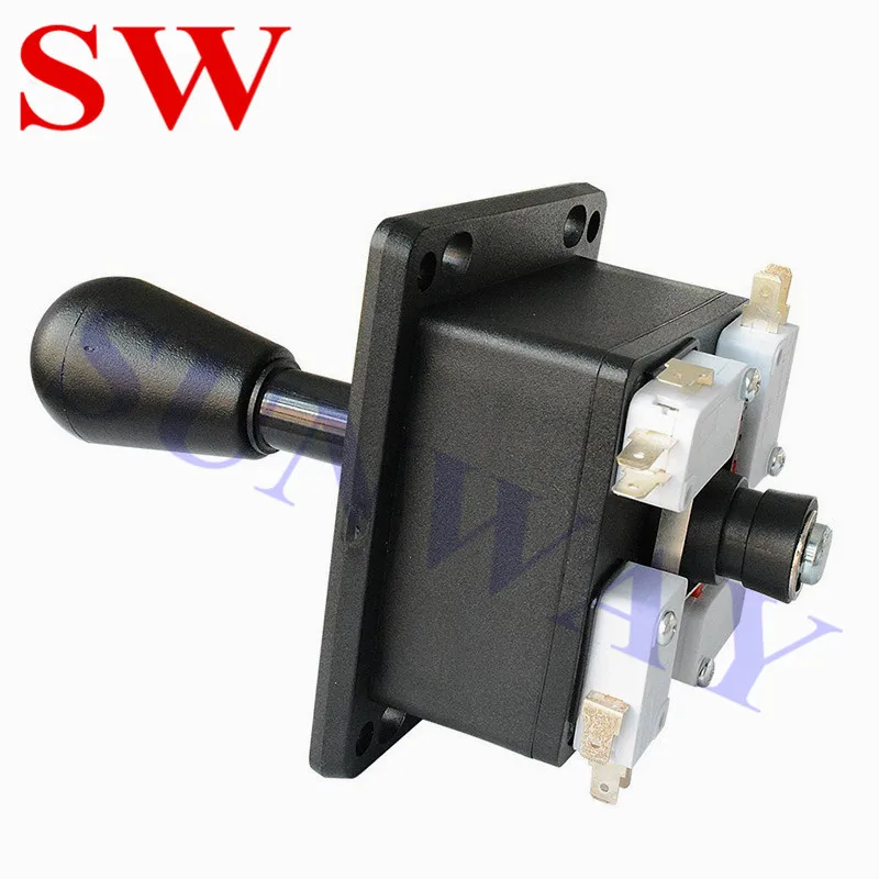 Joystick d'arcade happ rouge/noir, 2 pièces, Joystick de Style américain avec micro-interrupteurs pour distributeur automatique d'arcade Jamma