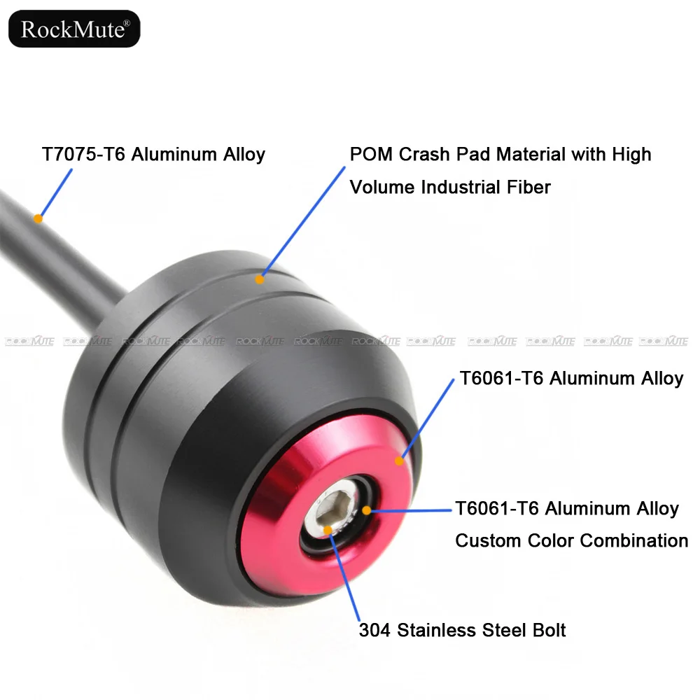 Trục Bánh Xe Bánh Dĩa Trượt Dành Cho Xe Honda CB600F Hornet 2007 2008 2009 2010 Xe Máy Vụ Tai Nạn Tấm Bảo Vệ Thả Rơi Bảo Vệ