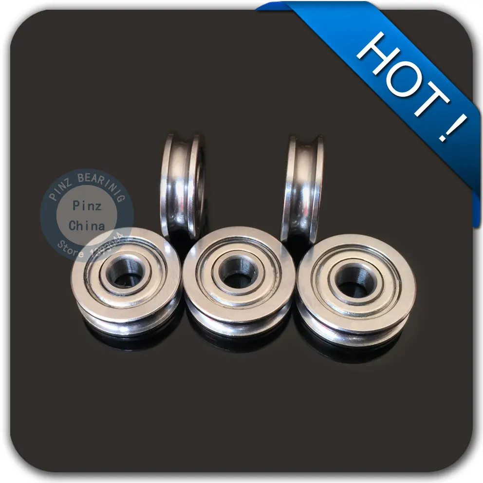 10pcs 3D printer accessories bearing U604ZZ 604UU 4*13*4 u-slot extrusion machine line pulley