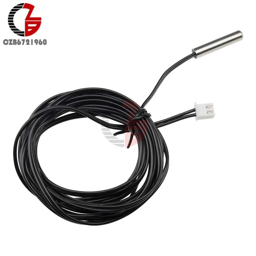 0.5m/1m/2m/2.5m/3m DS18B20 DS18S20 NTC 10K 1% 3950 Waterproof Digital Temperature Sensor Probe NTC Thermistor Thermal Cable