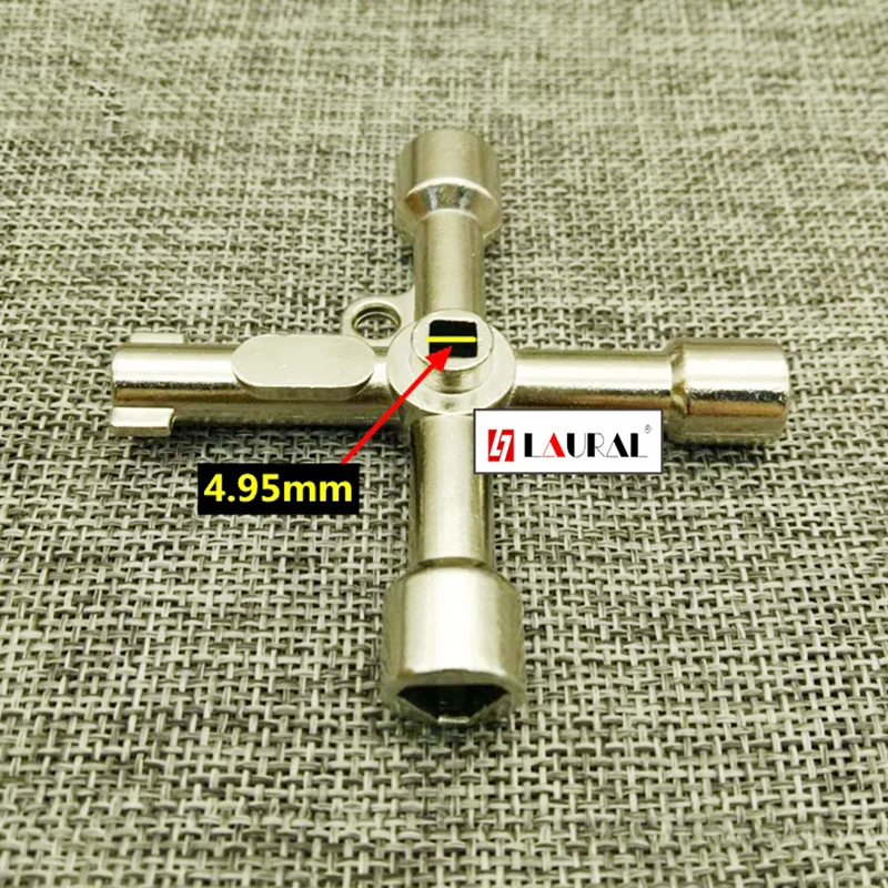 Best quality  Lock Cylinder Triangle/Four Corner Elevator Key Water Meter Front Valve Key